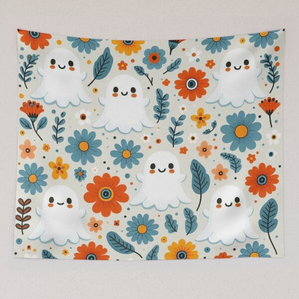 Item preview, Cute Spooky Ghost Floral  designed and sold by DeeCeeFashion.