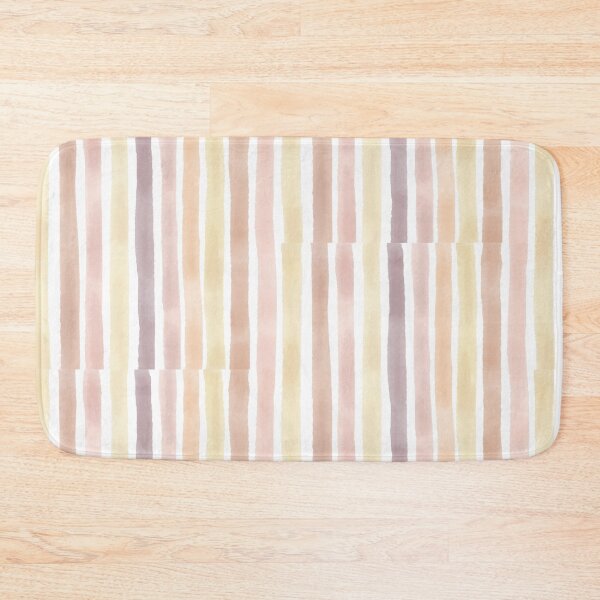 Item preview, Pink watercolor striped seamless pattern for fabric or wallpaper designed and sold by Ammi77.
