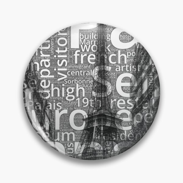 Item preview, Paris Wordcloud designed and sold by Nonipix.