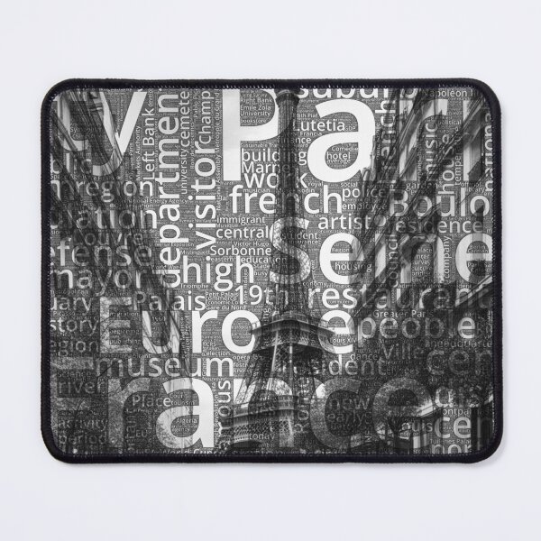 Item preview, Paris Wordcloud designed and sold by Nonipix.