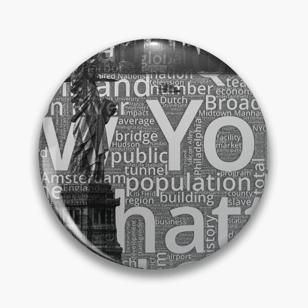 Item preview, New York Wordcloud designed and sold by Nonipix.