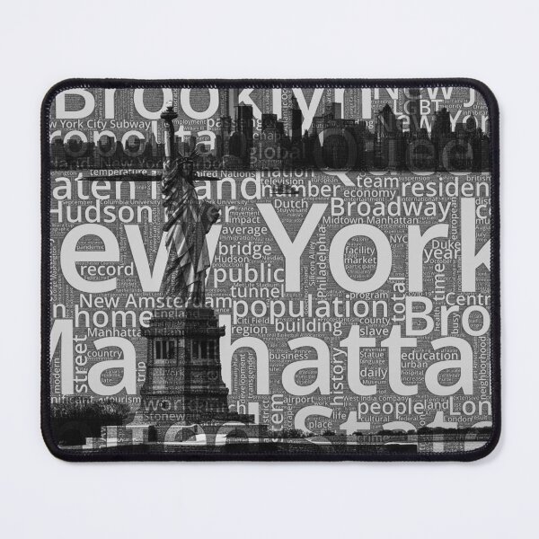 Item preview, New York Wordcloud designed and sold by Nonipix.
