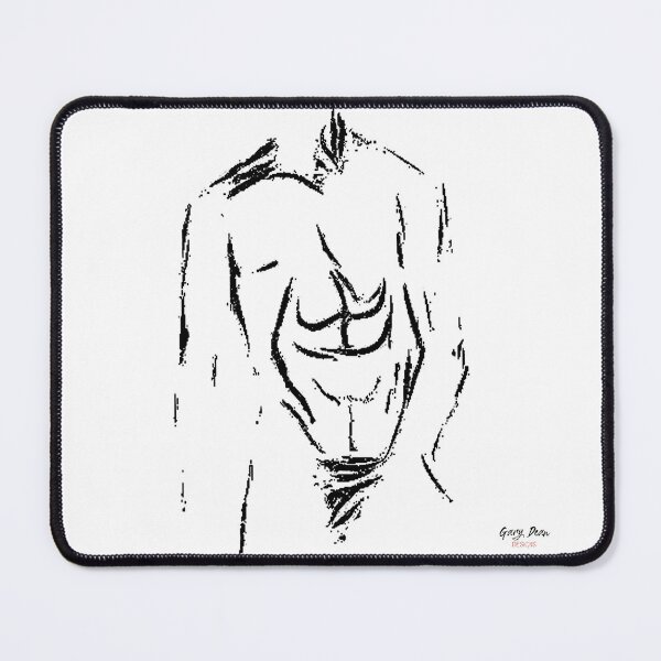 Item preview, Muscle Man Drawing, Digital Painting Walls Of Fame Aust designed and sold by WallsOfFameAust.