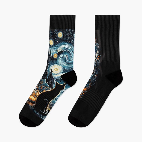 Item preview, Van Gogh's Halloween Night designed and sold by holidayT-shirt.