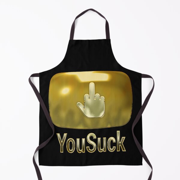 Item preview, YouSuck Gold Award: Parody with Middle Finger Icon designed and sold by andabelart.