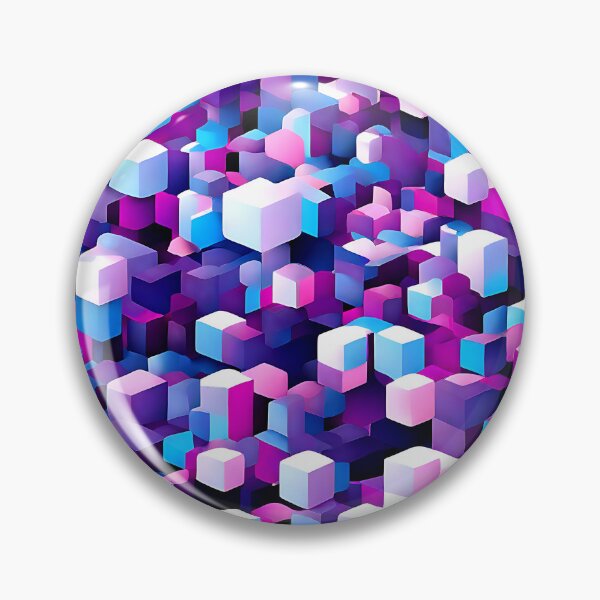 Item preview, A pattern of interconnected cubes with soft gradient transitions designed and sold by Tchoice.
