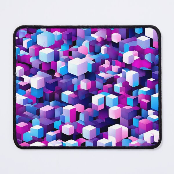 Item preview, A pattern of interconnected cubes with soft gradient transitions designed and sold by Tchoice.