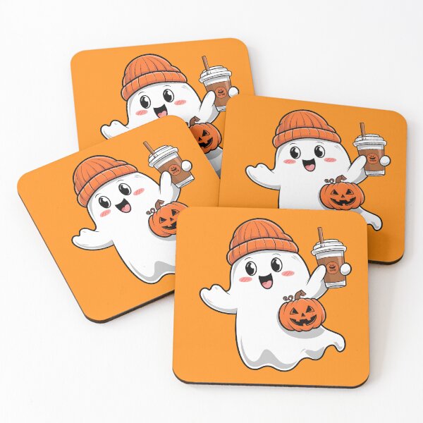 Item preview, Friendly Cute ghost Halloween  designed and sold by ArtbySameer.
