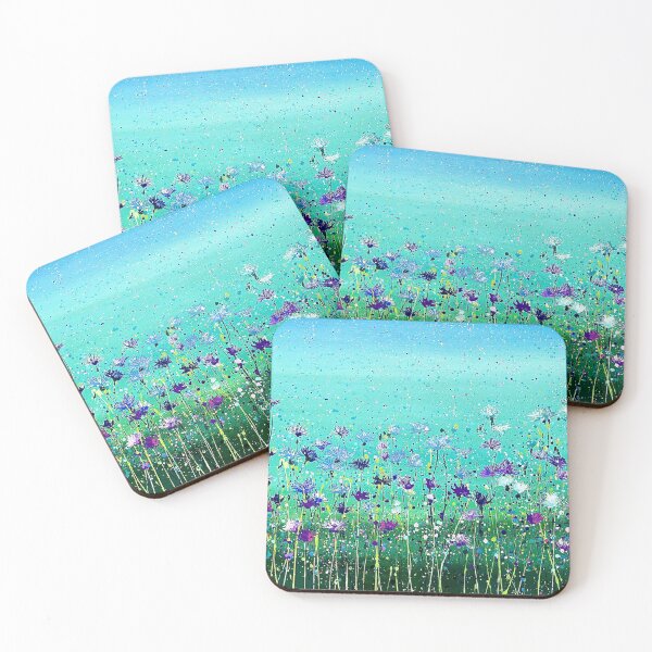 Item preview, Tranquil Cornflowers designed and sold by Sally Oasis Paintings.