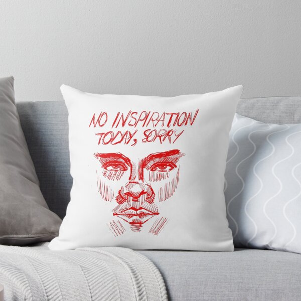 Item preview, No Inspiration Today stylized artistic face designed and sold by Lizzart-crea.