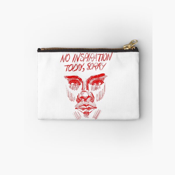 Item preview, No Inspiration Today stylized artistic face designed and sold by Lizzart-crea.