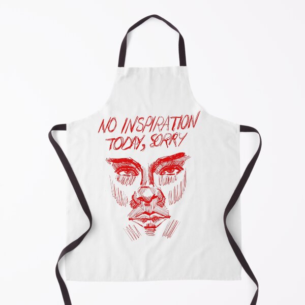 Item preview, No Inspiration Today stylized artistic face designed and sold by Lizzart-crea.