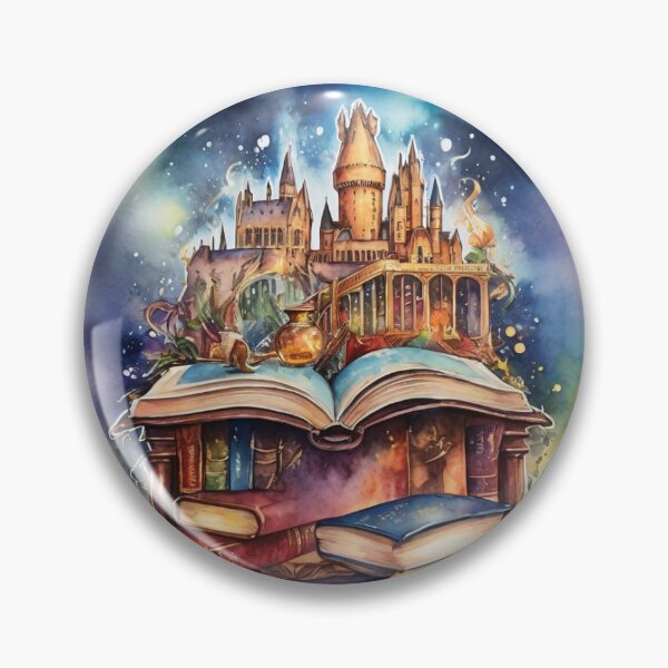 Item preview, Magical Library Sticker designed and sold by pelzolga.