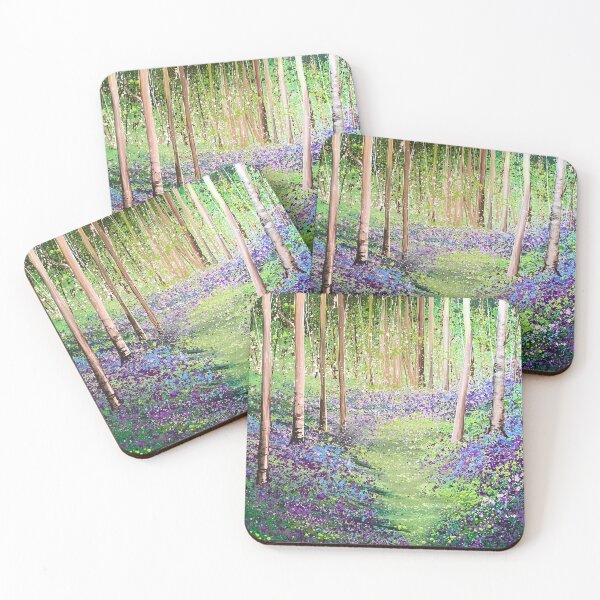 Item preview, Bluebell Pathway designed and sold by Sally Oasis Paintings.