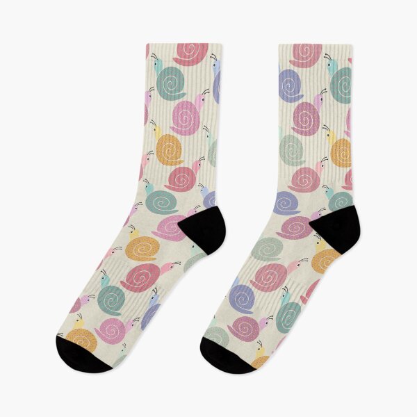 Item preview, Colorful Snails on Cream (DP311-1) designed and sold by DuckyRubin.