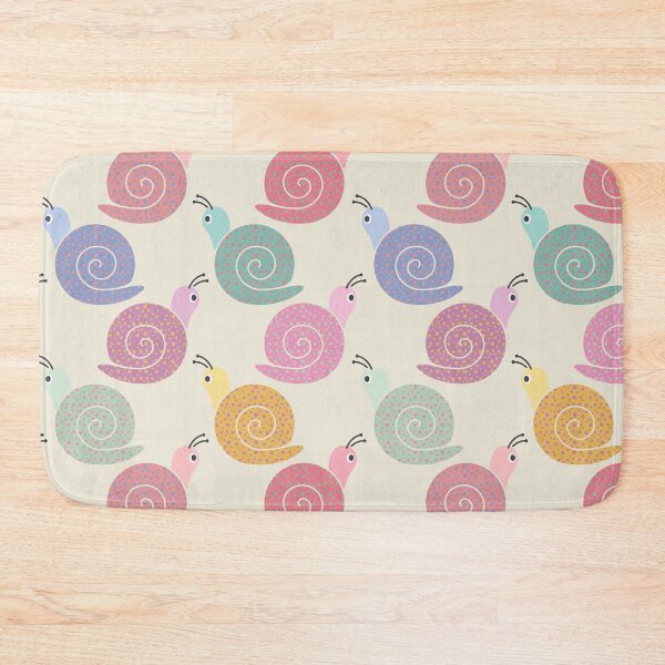 Item preview, Colorful Snails on Cream (DP311-1) designed and sold by DuckyRubin.