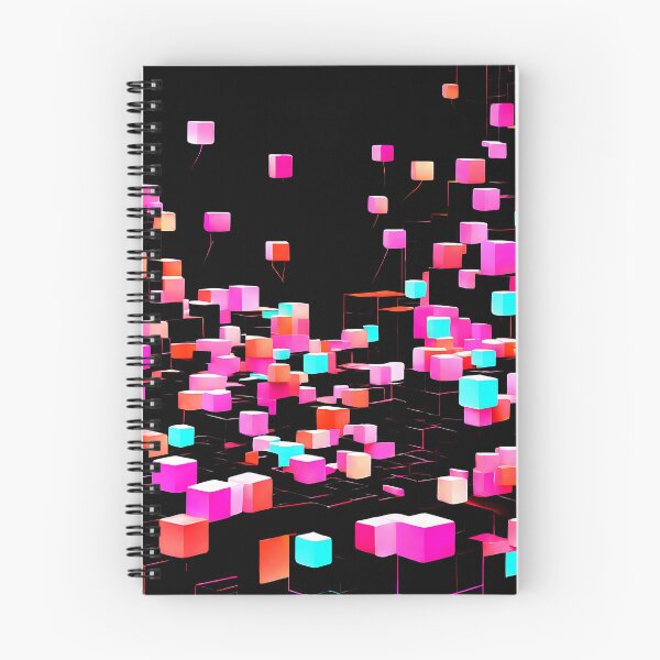 Item preview, A glowing pattern of interconnected cubes designed and sold by Tchoice.