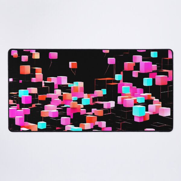 Item preview, A glowing pattern of interconnected cubes designed and sold by Tchoice.