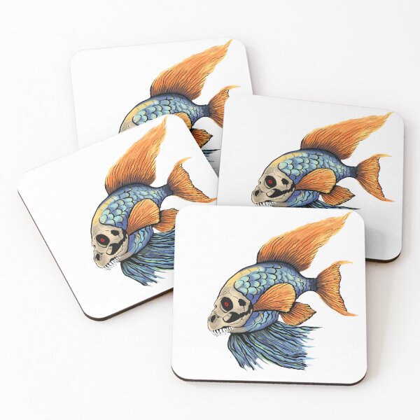 Item preview, GFX-2 Eerie Goldfish Skull designed and sold by oversea.