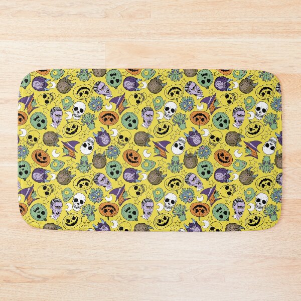 Item preview, Monster Heads Retro Cartoon Style Yellow Background  designed and sold by Carlo-Atzei.