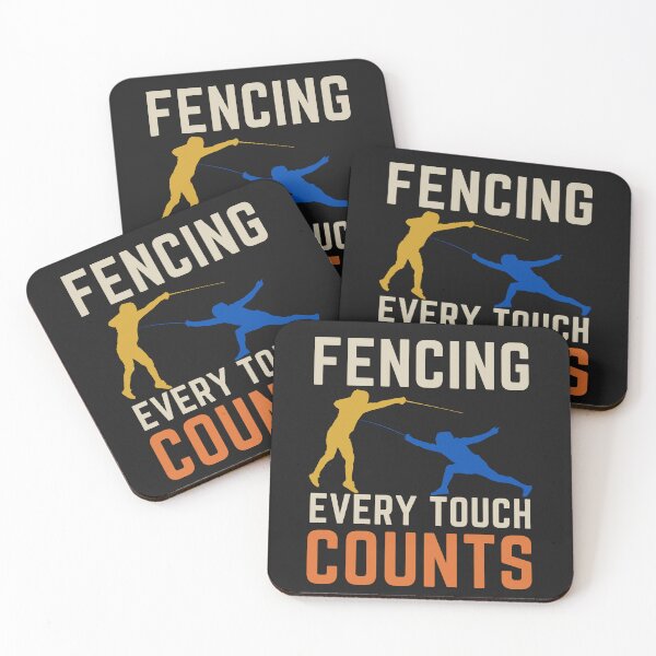 Item preview, Fencing. Every Touch Counts, Fencer, Fencing Lovers, Funny designed and sold by Anniko Art Studio.