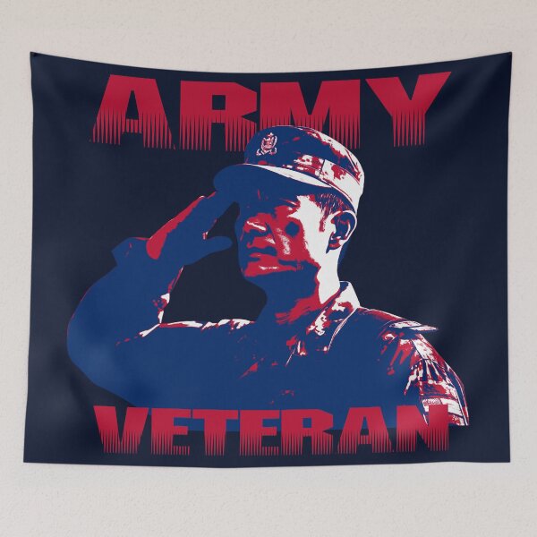 Item preview, Proud Army Veteran Soldier Saluting designed and sold by Rott515.