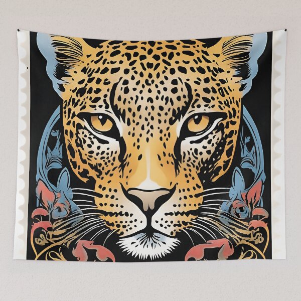 Item preview, Leopard: Vintage Postal Stamp designed and sold by Vintagestamps.