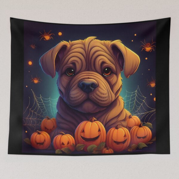 Item preview, Boooo dog halloween 24 designed and sold by Mandalahijo.