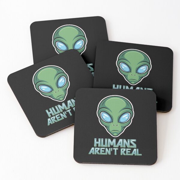 Item preview, Alien, Humans Aren’t Real Futuristic Design designed and sold by Rio77 Styles.