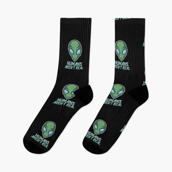 Item preview, Alien, Humans Aren’t Real Futuristic Design designed and sold by Rio77 Styles.