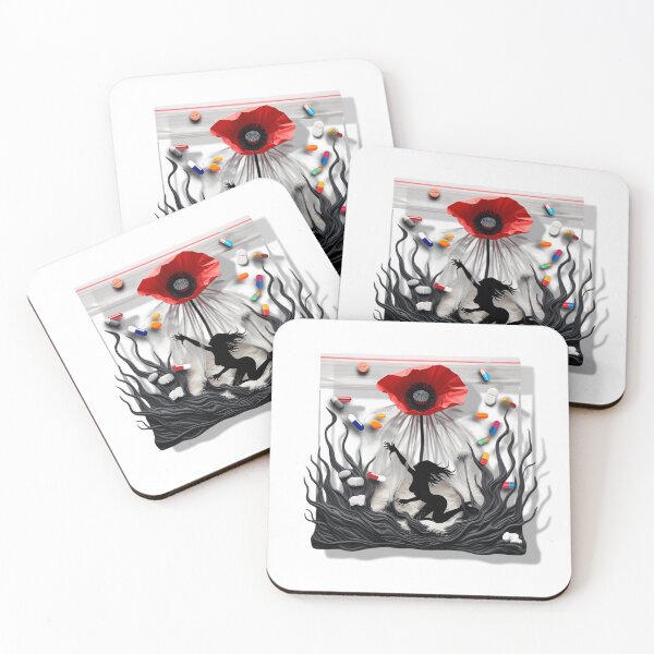 Item preview, Somniferum Dreams War with Drugs Red Poppy Addict Nightmares Woman Poppies designed and sold by SomniferumWars.