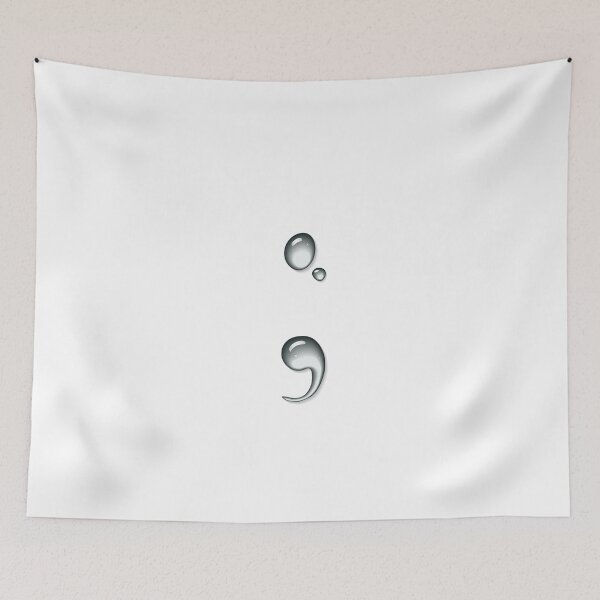 Item preview, water semicolon designed and sold by musicissoul.