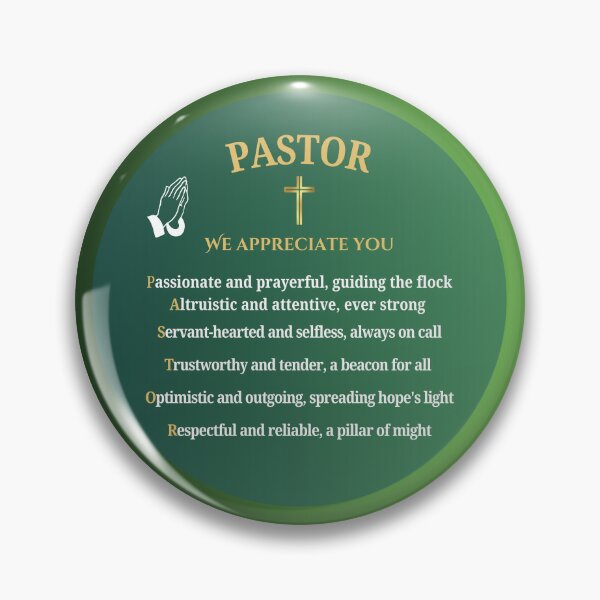 Item preview, Pastor POEM Appreciation Gift - Verse Green - Ordination Anniversary Birthday Christmas Retirement designed and sold by Heritage Hive Studio.