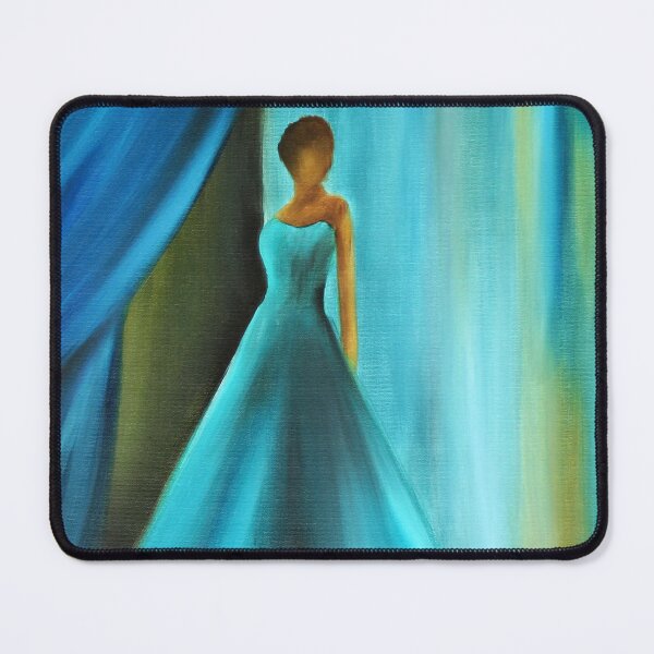Item preview, The turquoise dress - Artem Tuliuk original oil painting designed and sold by Artem Tuliuk.