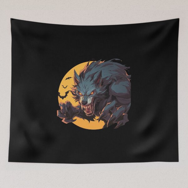 Item preview, Werewolf // wolves // Halloween // wolfman // haunted vibes // Wolf designed and sold by SMARTKIT  DESIGNAGENCY.