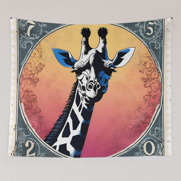 Item preview, Vintage Giraffe Stamp designed and sold by Vintagestamps.