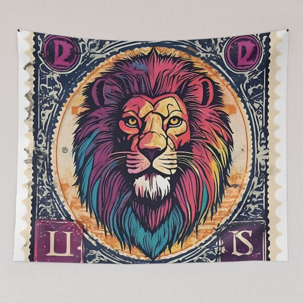 Item preview, Lion: A Vintage Stamp designed and sold by Vintagestamps.