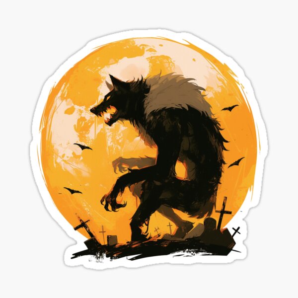 Item preview, Werewolf // wolves // Halloween // wolfman // haunted vibes // Wolf designed and sold by SMARTKIT  DESIGNAGENCY.