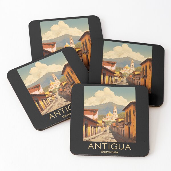 Item preview, A Vintage Travel Illustration of Antigua - Guatemala  designed and sold by GoodOldVintage.