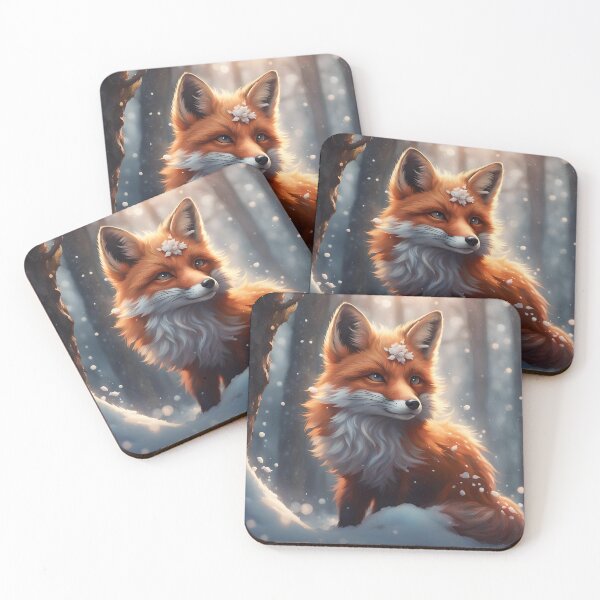 Item preview, Baby fox in the snow designed and sold by Silvergard.