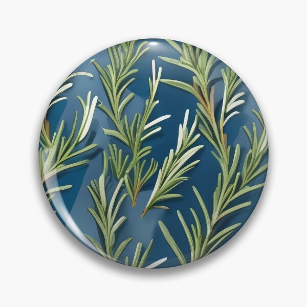 Item preview, Blue Rosemary Mediterranean Healing Plants and Herbal Medicine Allover Pattern designed and sold by DreamCraze.