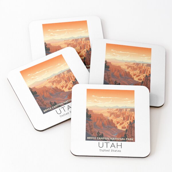 Item preview, A Vintage Travel Illustration of Bryce Canyon National Park - Utah - US  designed and sold by GoodOldVintage.