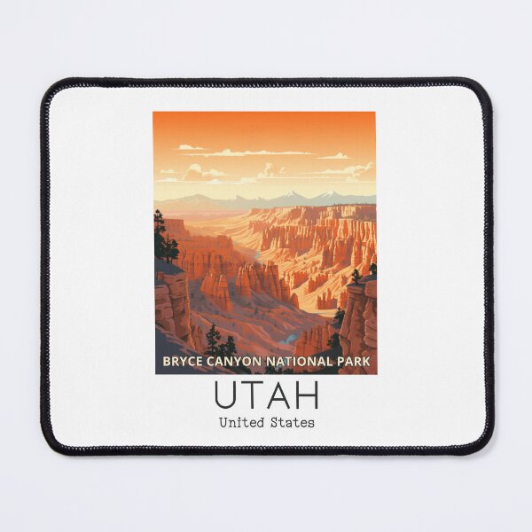 Item preview, A Vintage Travel Illustration of Bryce Canyon National Park - Utah - US  designed and sold by GoodOldVintage.