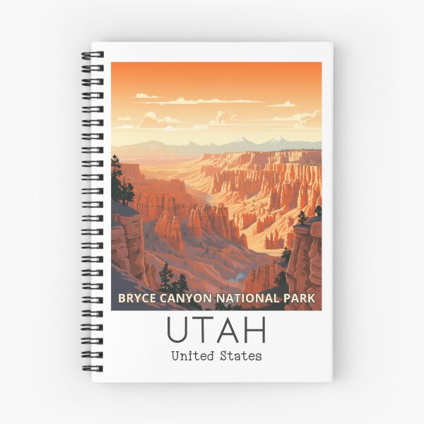 Item preview, A Vintage Travel Illustration of Bryce Canyon National Park - Utah - US  designed and sold by GoodOldVintage.