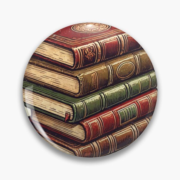 Item preview, Vintage style book stack sticker designed and sold by ValerieStOnge.