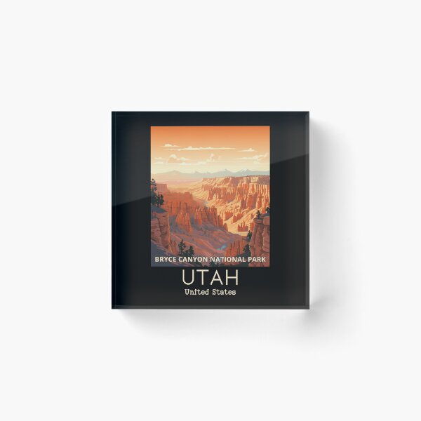 Item preview, A Vintage Travel Illustration of Bryce Canyon National Park - Utah - US  designed and sold by GoodOldVintage.