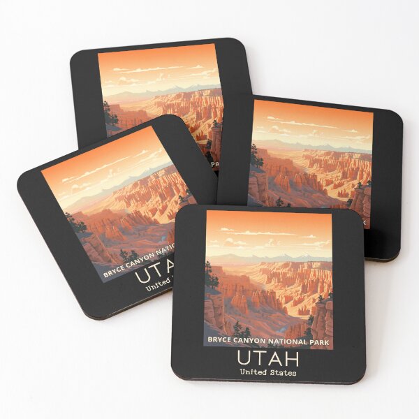 Item preview, A Vintage Travel Illustration of Bryce Canyon National Park - Utah - US  designed and sold by GoodOldVintage.
