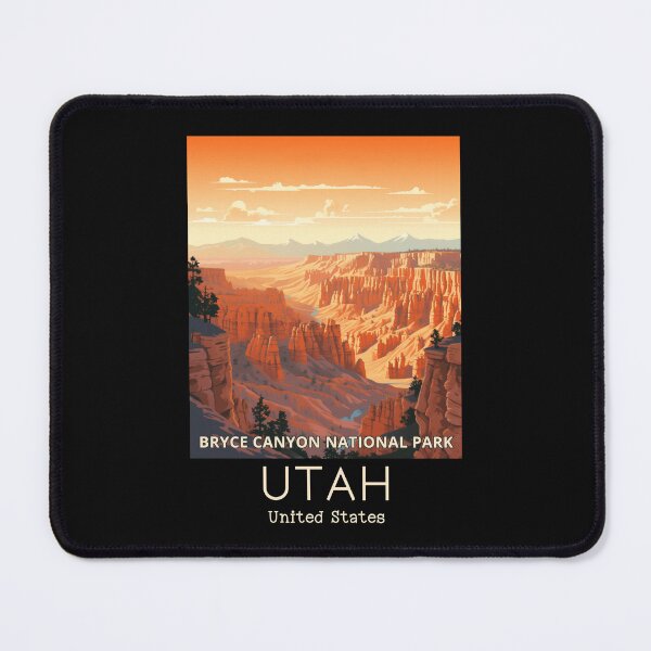 Item preview, A Vintage Travel Illustration of Bryce Canyon National Park - Utah - US  designed and sold by GoodOldVintage.