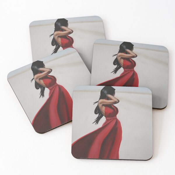 Item preview, The red dress 23 - Artem Tuliuk original oil painting designed and sold by Artem Tuliuk.