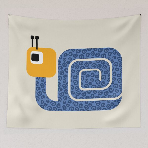 Item preview, Colorful Snail on Cream (DP312-1-6) designed and sold by DuckyRubin.